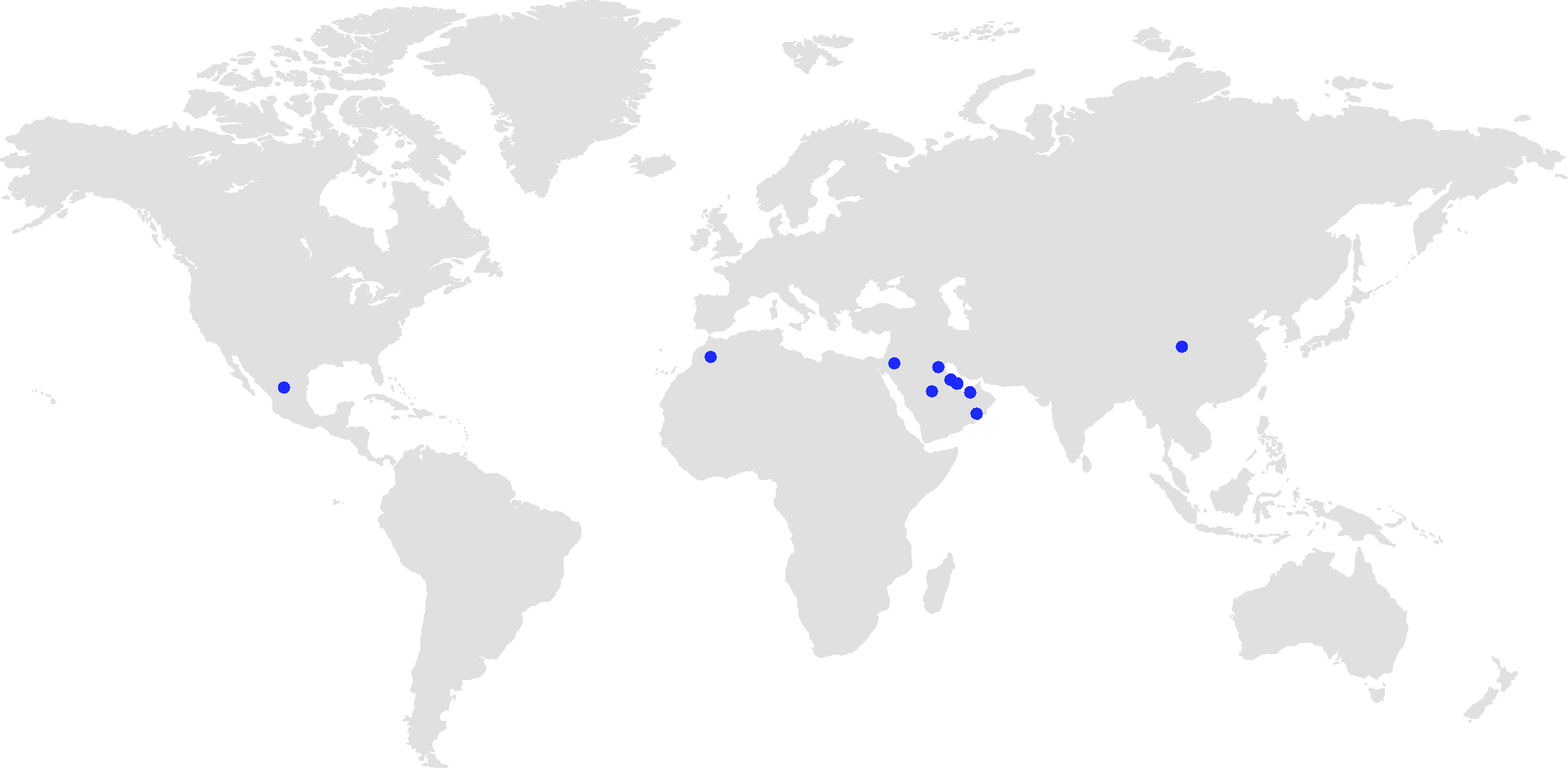 International Delivery Map