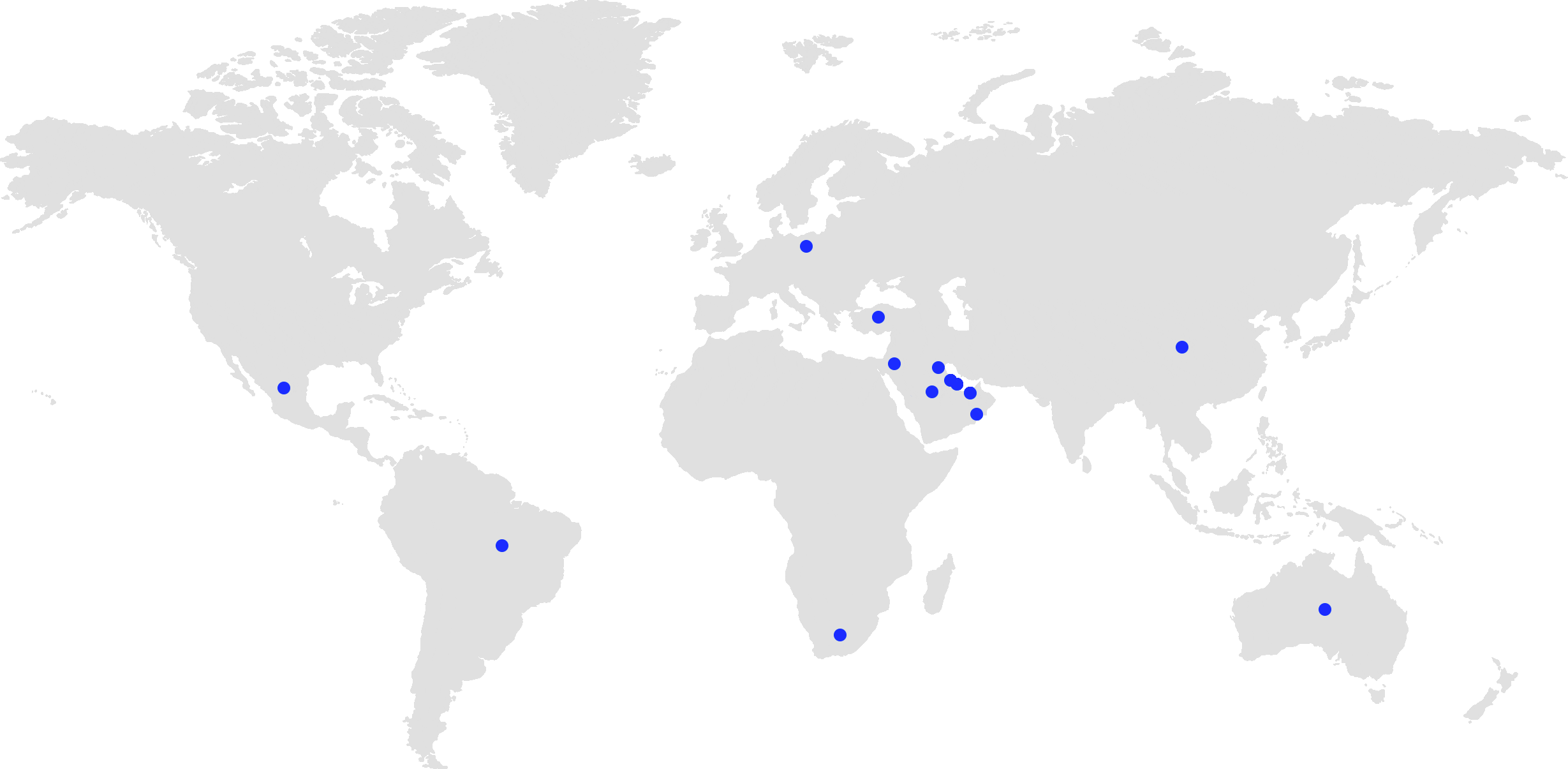 International Delivery Map